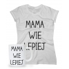 Zestaw na Dzień Matki dla Mamy koszulka + kubek Mama wie lepiej